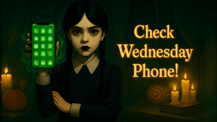 Check Wednesday Phone!