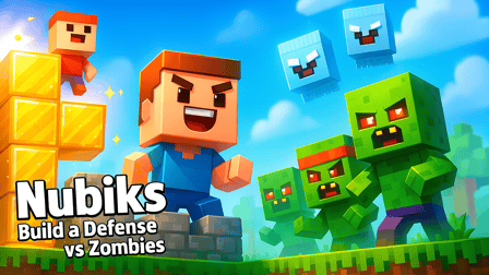 Nubiks build a defense vs zombies