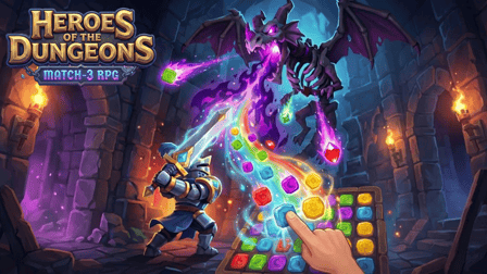 Heroes of the Dungeons: Match-3 RPG